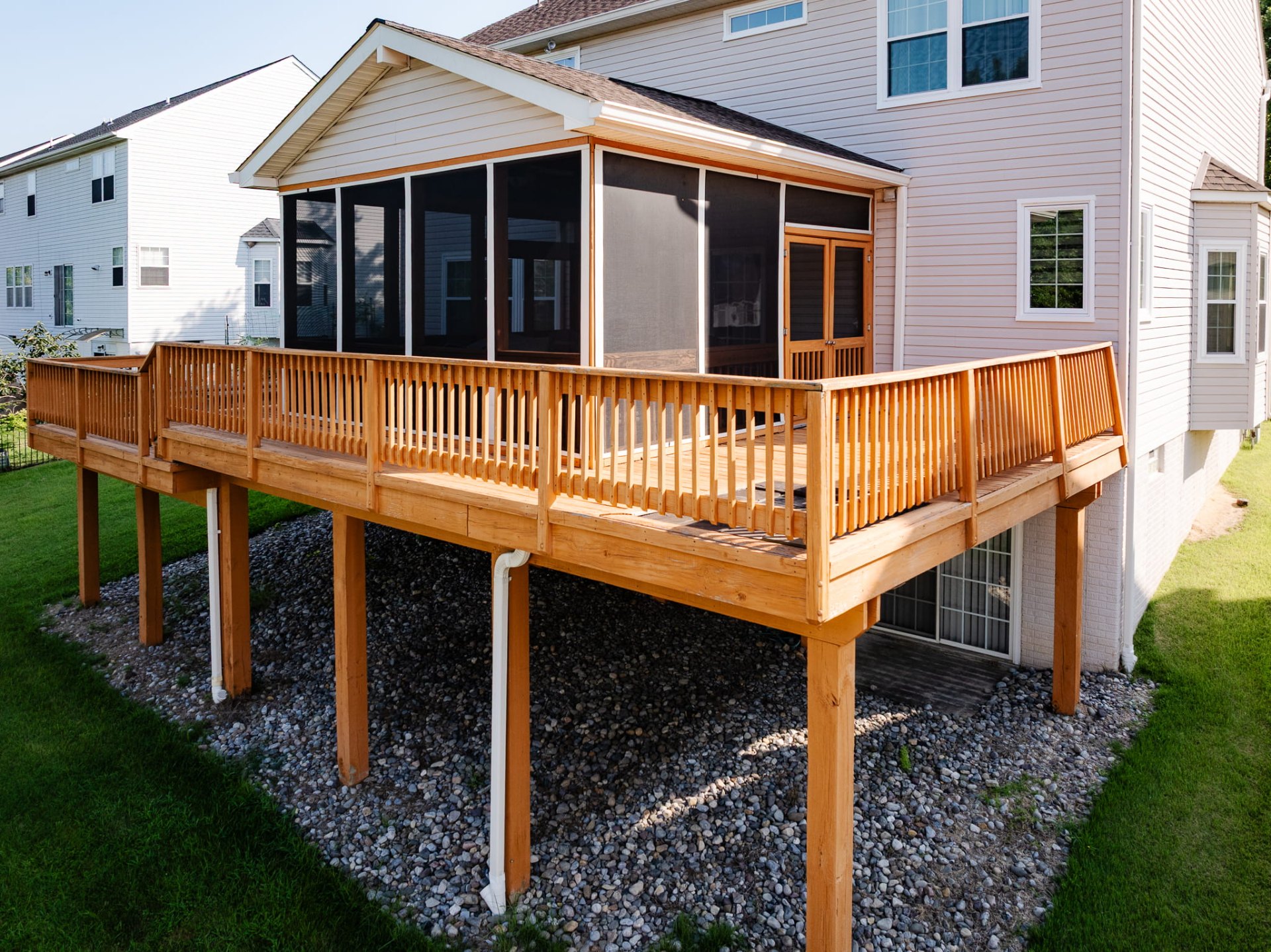 Custom Deck in Maryland