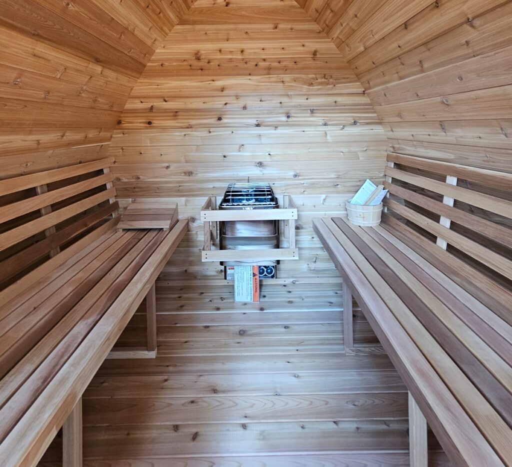 Leisurecraft saunas, hot tubs, and outdoor cabins by Custom Design & Build