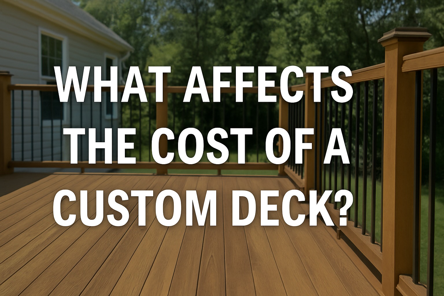 What Affects the Cost of a Custom Deck? Let’s Break It Down